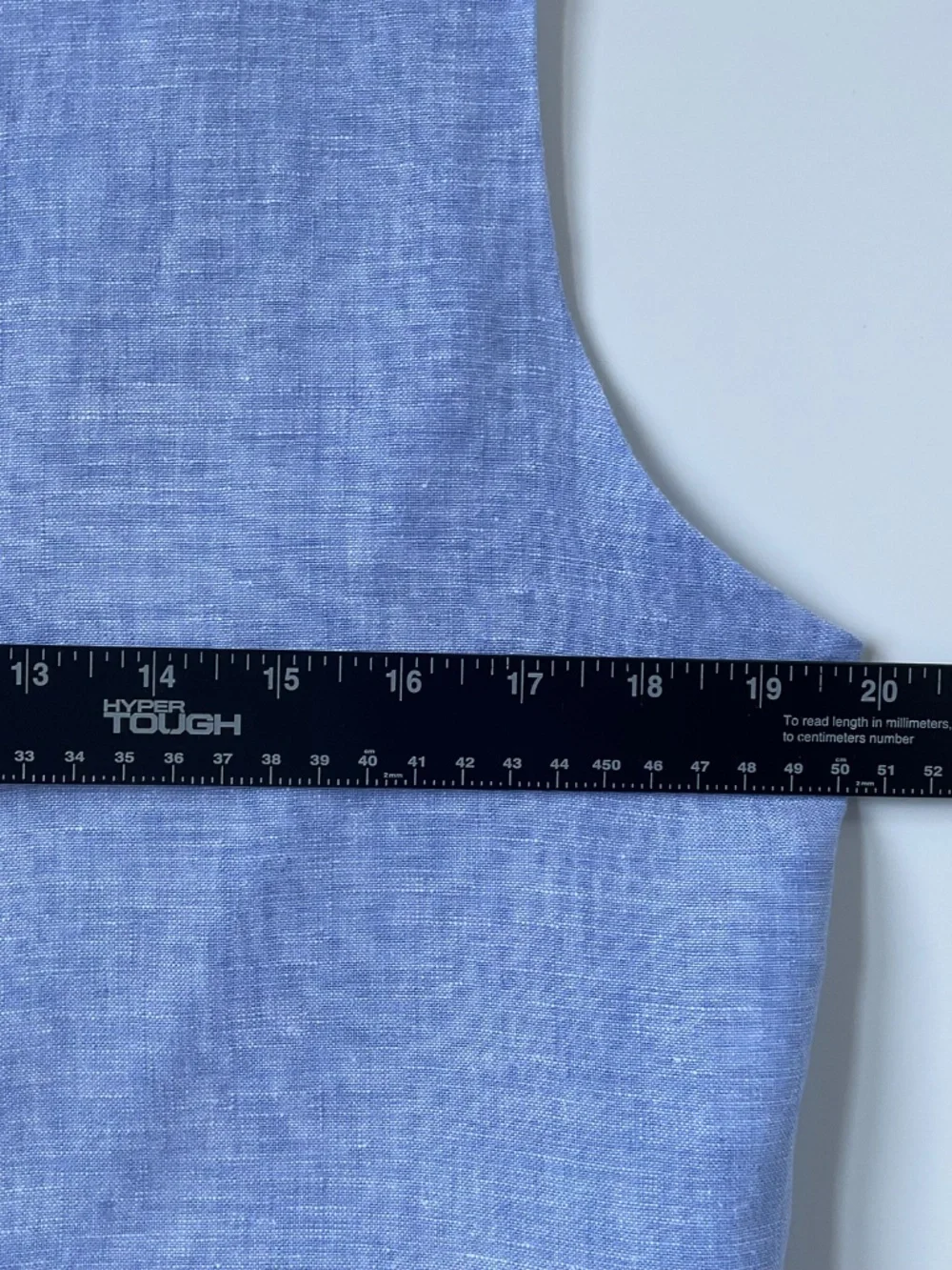 Quince 100% European Linen Vest Sz M French Blue Coastal Preppy Quiet Luxury